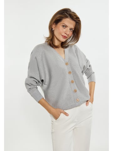 usha WHITE LABEL Cardigan in GRAU MELANGE