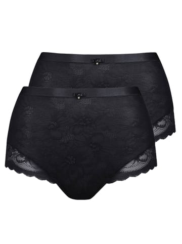 Lisca 2er Pack Taillenslip in black