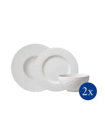 Villeroy & Boch Starter-Set Manufacture Rock weiß in weiß