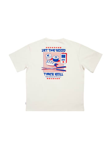 DillySocks T-Shirt Let The Good Times Roll in beige