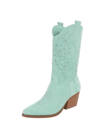 Ital-Design High Heel in Hellgrün