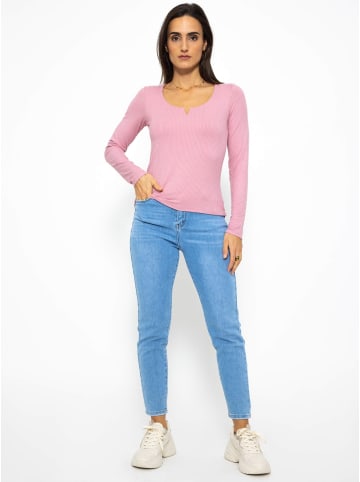 SASSYCLASSY Langarmshirts in rosa