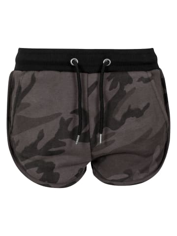 Urban Classics Hot Pants in Grau Flecktarn