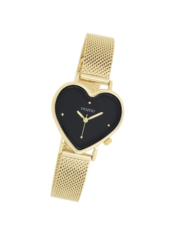 Oozoo Analog-Armbanduhr Oozoo Timepieces gold extra groß (ca. 28x29mm)