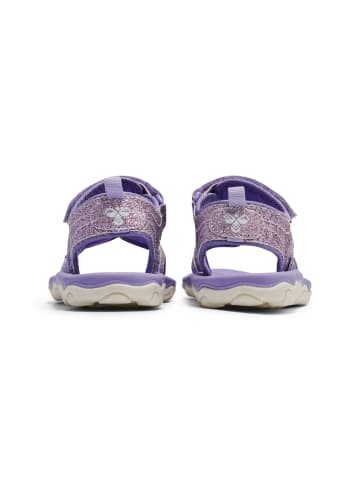 Hummel Klettverschluss Sandale Sandal Glitter Mädchen in VIOLET TULIP