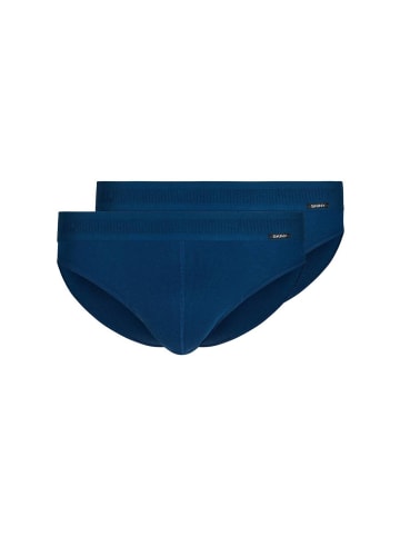 Skiny Slip 2er Pack in Blau