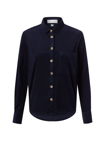 Marie Lund Cordbluse in marine - 0041