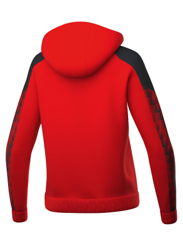 erima Trainingsjacke Mit Kapuze in rot/schwarz