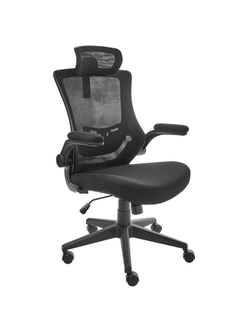 Beliani Bürostuhl PALADIN in Schwarz - (W) 52 x (H) 96 x (L) 56 cm