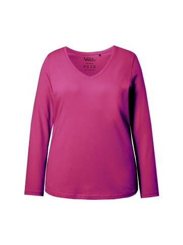 Ulla Popken Shirt in klassisch dunkle beere