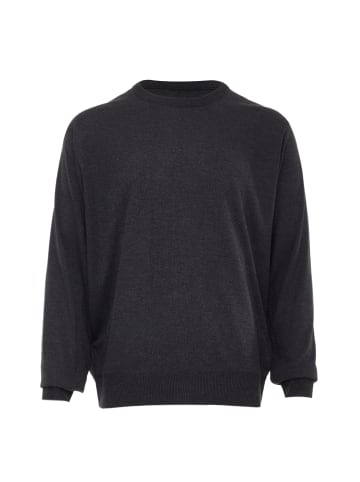 ALEKO Pullover in Dunkelgrau Melange