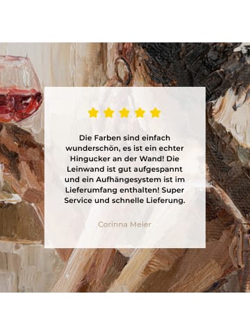 MuchoWow Leinwand bilder Wein (BxH)