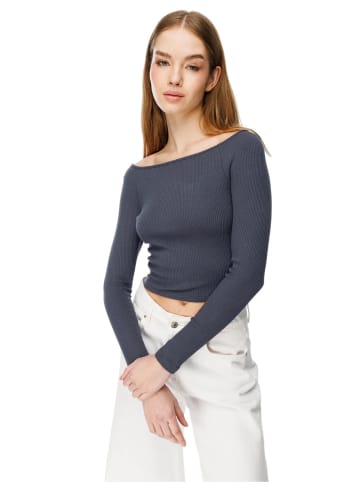 Alexa Dash Blouse in Anthrazit