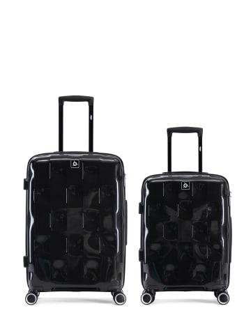 OBAGO 2 tlg. Kofferset AQUILA in Schwarz (64L/40L)