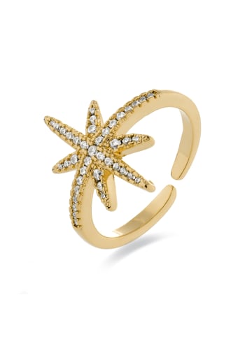 Luxenter Ring Oriok mit 18 Karat  verstellbar Gelbgold-Oriok gold