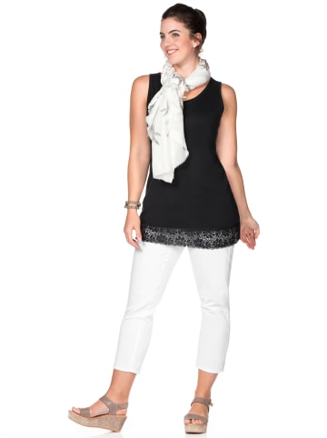 sheego Tanktop in schwarz