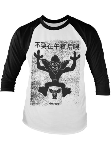Gremlins Longsleeve "Chinese Poster" in Weiß