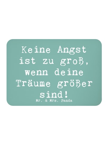 Mr. & Mrs. Panda magnet Spruch Angst überwinden mit Spruch in Meeresbrise