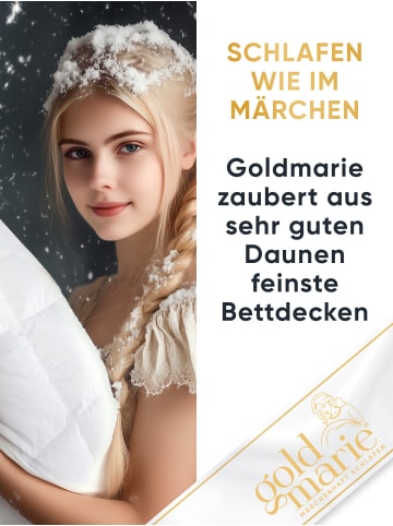 Goldmarie GOLDIE Ganzjahresbettdecke ''MEDIUM'' in Weiß