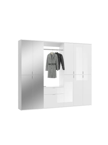 ebuy24 Garderobenaufstellung ProjektX Weiß 228 x 34 cm