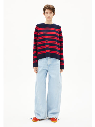 armedangels Strickpullover Liliriaa in marine rot - 0001