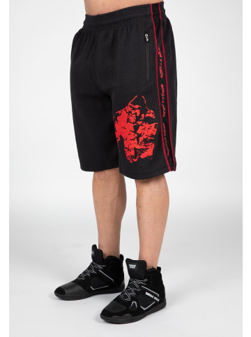 Gorilla Wear Shorts - Buffalo old school - Schwarz/Rot