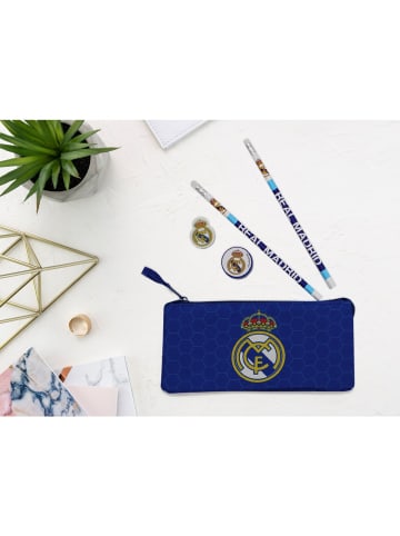 Real Madrid Schreibset mit Etui, 2 Bleistiften, Radiergummi und Spitzer