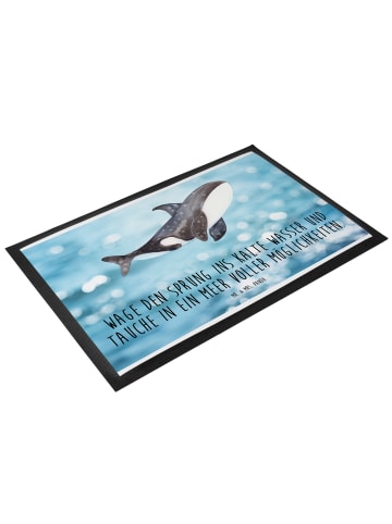 Mr. & Mrs. Panda Schmutzfangmatte Orca mit Spruch in OZeichenanblue