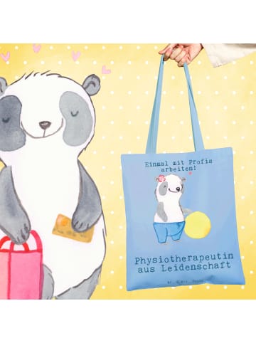 Mr. & Mrs. Panda baumwollbeutel Physiotherapeutin Leidenschaft m... in Sky Blue