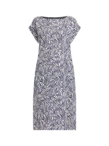 Finn Flare Kurzarm Kleid Print in dark blue