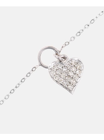 Diamant L'éternel Armband aus 375 Weißgold mit Diamant Herz-Design