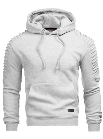 Alessandro Salvarini Hoodie AS-074 in Hellgrau