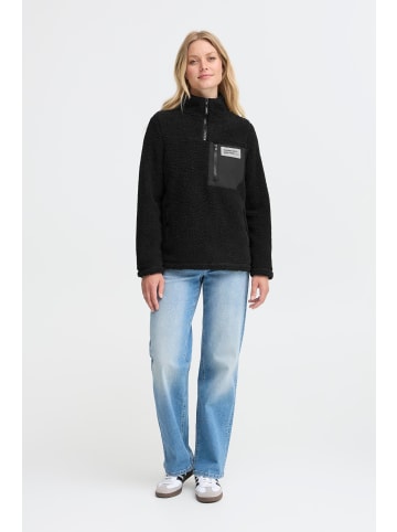 Oxmo Plüschjacke OXABBY in Schwarz