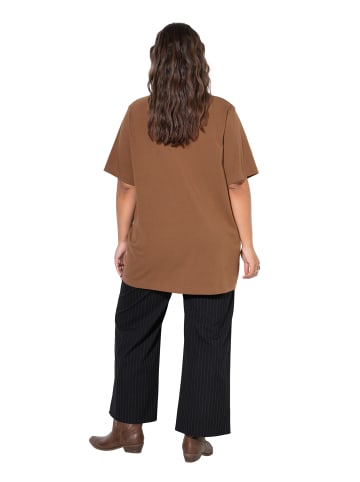 Studio Untold Longshirt in kakaobraun