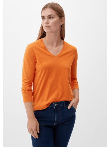 s.Oliver T-Shirt langarm in Orange