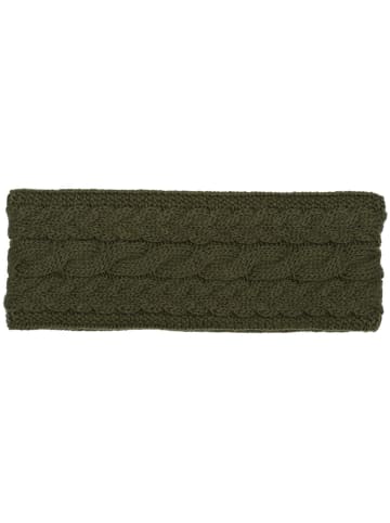 styleBREAKER Strick Stirnband in Oliv