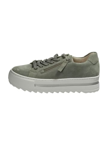 Gabor Comfort Plateau Schnürschuhe in Grün