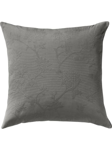 Erwin Müller Jacquard, Baumwollmischung Kissenhülle Arnsberg in anthrazit
