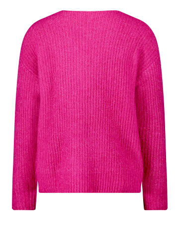 CARTOON Basic-Strickpullover mit V-Ausschnitt in Festival Fuchsia