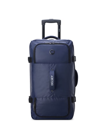 Delsey Raspail 2-Rollen Reisetasche 64 cm in blau