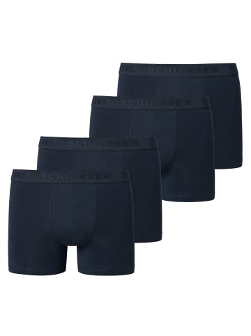 Schiesser Boxershort 4er Pack in Dunkelblau