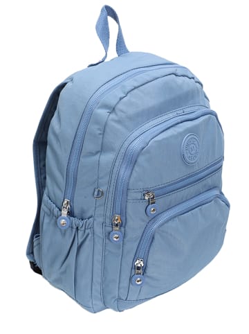 Mindesa Damen Rucksack in Blau Grau