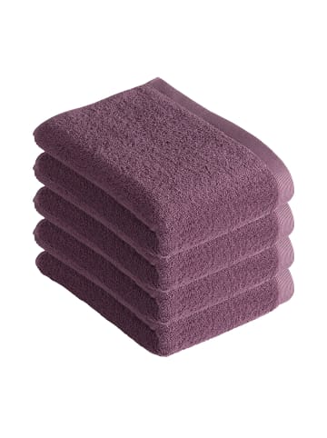 Vossen 4er Pack Duschtuch in malve
