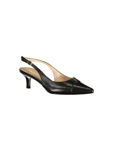 Twinset Schwarze Leder-Sandale