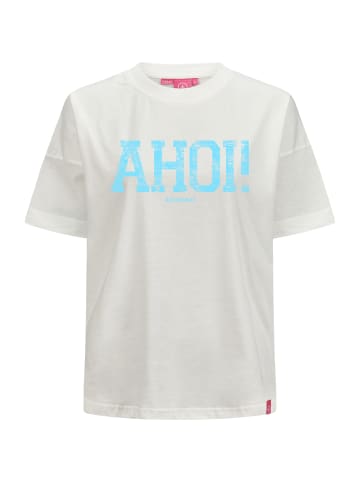 Salzhaut Rundhals T-Shirt für Damen in grau