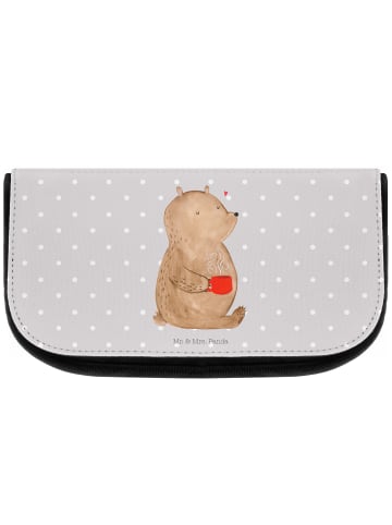 Mr. & Mrs. Panda Kulturtasche Bär Kaffee ohne Spruch in Grau Pastell