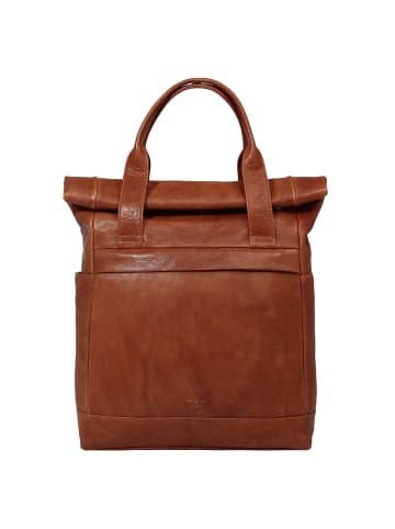 VLD VOi Leather Design Dakota Wenda Rucksack Leder 36 cm Laptopfach in cognac