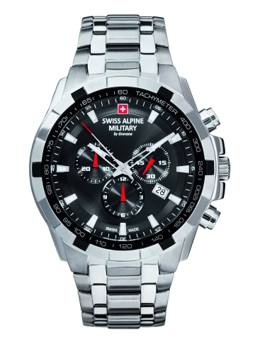Swiss Alpine Military by Grovana Chronograph für Herren in silber