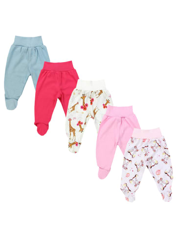 TupTam 5er- Set Hosen in rosa/pink