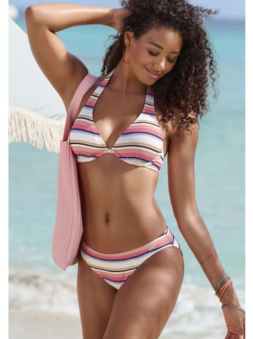 Venice Beach Bügel-Bikini in creme-rosa